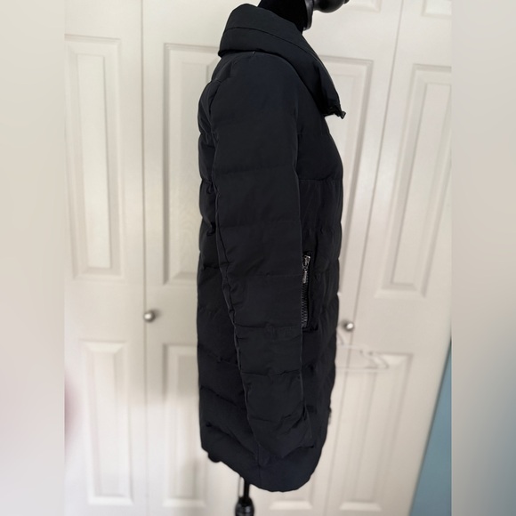 Authentic MONCLER Black Long Down Jacket - Picture 7 of 16